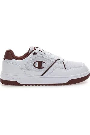 Champion Sneakers Bianche e Rosse Con Logo Laterale RD18 Lite Mesh