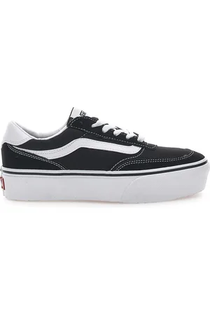 Vans Sneakers Nere e Bianche Con Lacci Brooklyn
