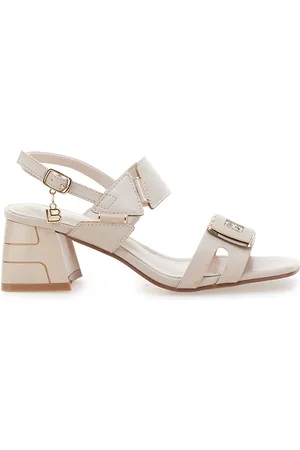 Laura Biagiotti Sandali Natural Con Tacco a Blocco 9039
