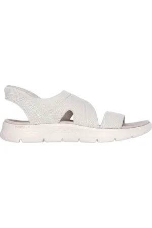 Skechers Sandali Slip Ins Beige GO WALK FLEX SANDAL ENTICING