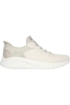 Skechers Sneakers Bianche Hands Free Slip-ins BOBS Sport Squad Chaos In Color