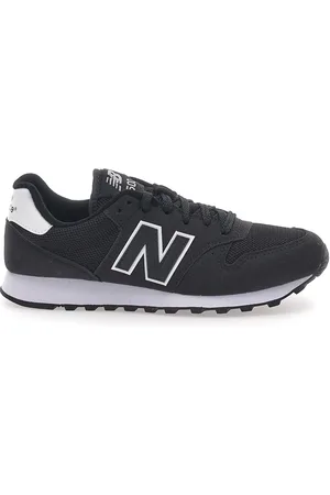 New Balance Sneakers Nere con Dettagli Bianchi 500