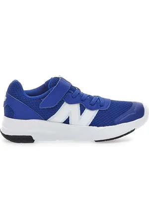 New Balance Sneakers Blu con Logo Bianco e Velcro