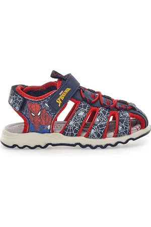SPIDERMAN Sandali Blu con Strappo in Velcro R1310531