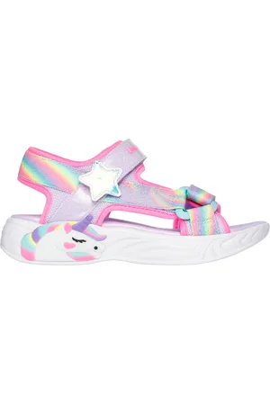 Skechers Sandali con Luci Viola e Unicorni UNICORN DREAMS SANDAL - DREAMY UNICORNS