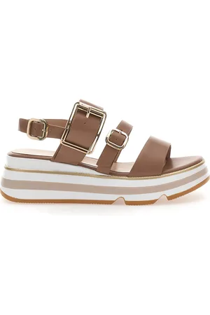 MARIELLA BURANI Sandali Marroni Con Platform K11011