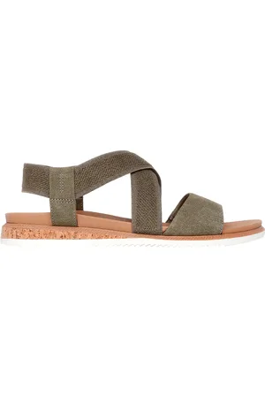 Skechers Sandali Verdi Con Fascie Elastiche Desert Kiss Low