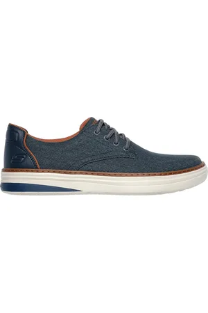 Skechers Stringate Blu Con Suola Bianca HYLAND RATNER