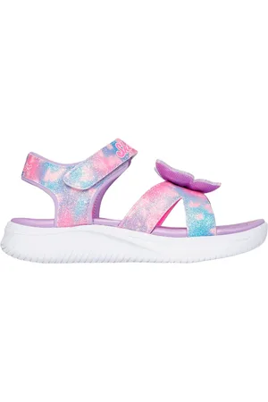 Skechers Sandali Viola con Farfalla sulla tomaia JUMPSTERS SANDAL - BUTTERFLY BRITES