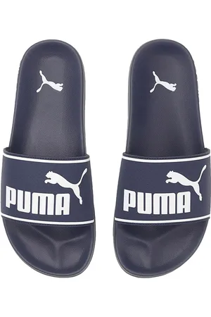 PUMA Ciabatte Blu e Bianche con Fascia LEADCAT 2.0