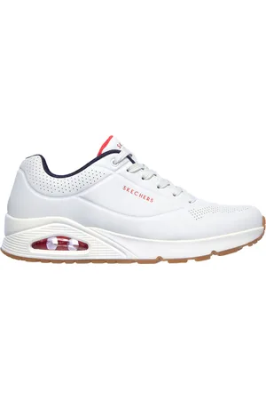 Skechers Uno - Stand On Air Bianche e Blu
