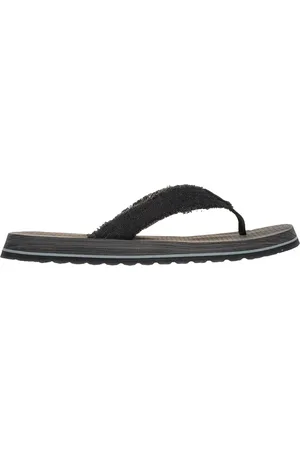 Skechers Infradito Marroni con Tomaia in Canvas Tantric - Fritz