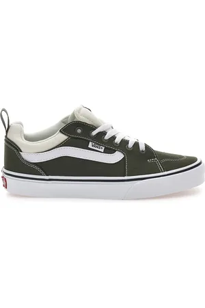 Vans Sneakers Verde Oliva e Bianche FILMORE