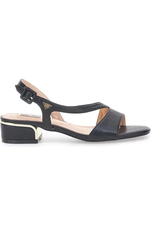 MARIELLA BURANI Sandali Neri Con Tacco Basso 51251