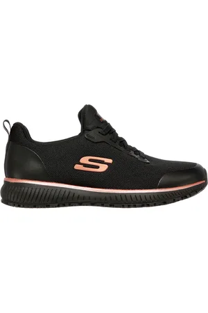 Skechers Scarpe da Lavoro Nere e Rosa Work: Squad SR