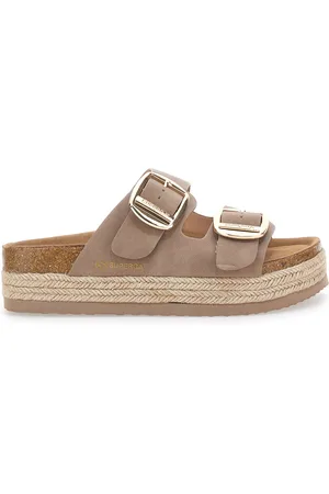 Superga Ciabatte con Doppia Fascia Con Platfrom S11T228