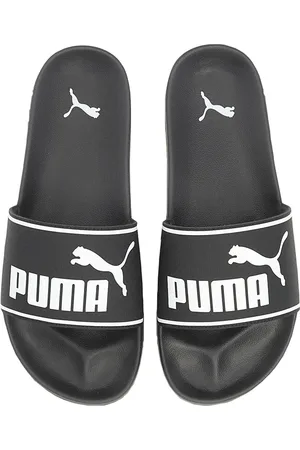 PUMA Ciabatte Nere e Bianche con Fascia LEADCAT 2.0