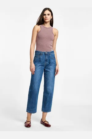Please Jeans a gamba dritta vita alta