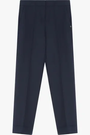 Please Pantaloni sartoriali a tinta unita