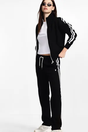 Please Pantaloni jogging con righe e coulisse
