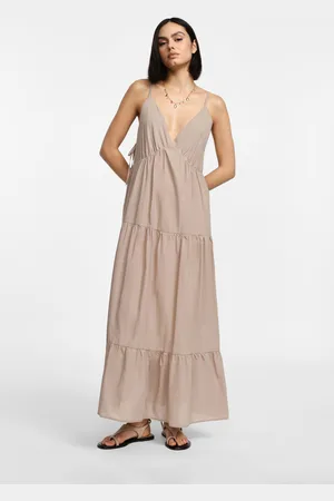 Please Maxi abito con spalline sottili