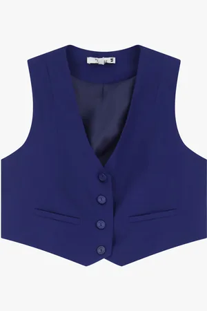 Please Gilet con bottoni frontali