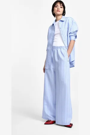 Please Pantaloni palazzo a righe