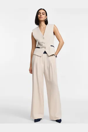 Please Pantaloni a gamba larga con pinces
