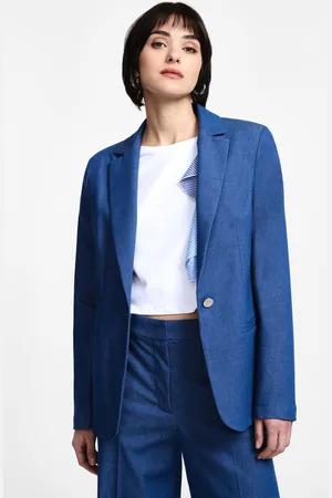 Please Blazer melange con bottone frontale