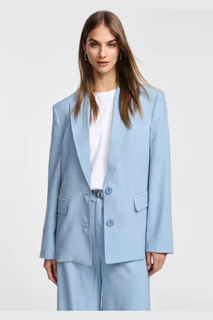 Please Blazer con bottoni e fantasia