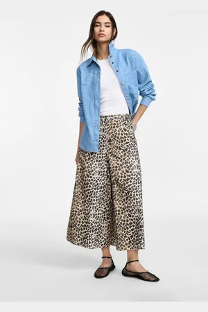 Please Pantaloni culotte stampa animalier