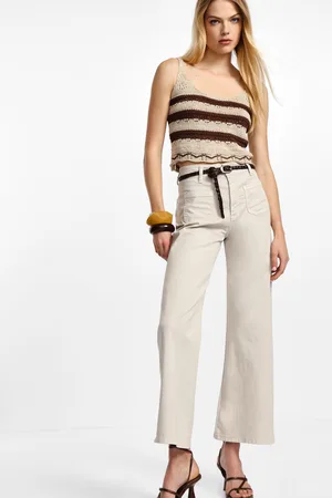 Please Pantaloni wide leg con tasche