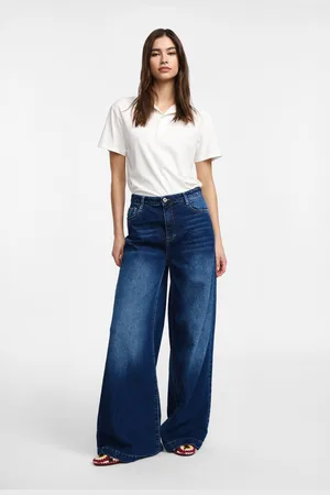 Please Jeans a gamba ampia e svasata