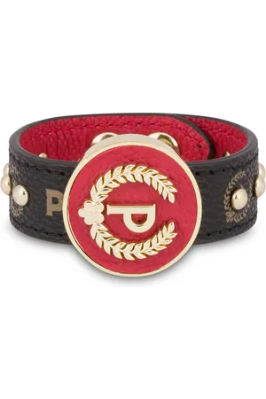 Pollini Bracciale con maxi borchia P-alloro Heritage Bijoux