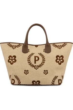 Pollini Tote bag in paglia Macro Heritage Big