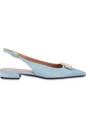 Pollini Ballerine slingback in camoscio Bullion