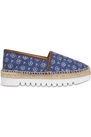 Pollini Espadrillas Heritage Denim Jacquard