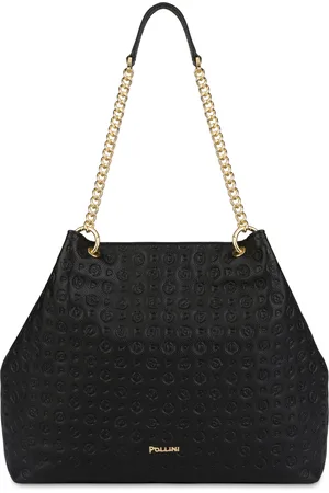 Pollini Borsa hobo Heritage Logo Embossed