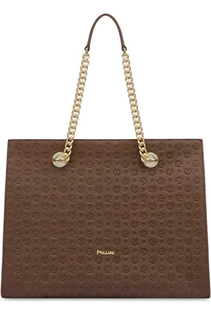 Pollini Shopping bag Heritage Logo Embossed