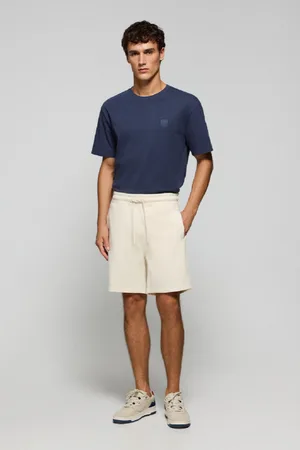 Polo Club® Bermuda Jonas In Cotone Relaxed Fit Con Toppa In Twill In Gomma