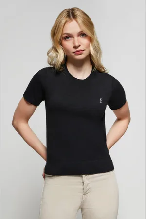 Polo Club® Maglione A Girocollo In Maglia A Maniche Corte E Logo Rigby Go