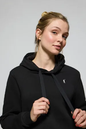 Polo Club® Felpa Con Cappuccio Nera Con Logo Ricamato Rigby Go
