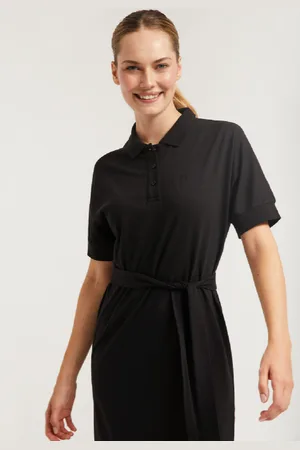 Polo Club® Vestito Con Maniche Dolman E Ricamo Tono Su Tono
