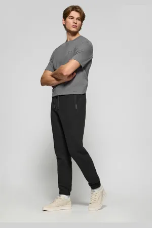 Polo Club® Pantaloni Jogger Neri Con Particolari