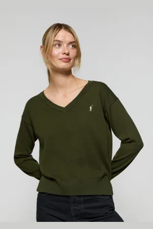Polo Club® Maglione In Filo Con Scollo A V E Logo Ricamato Rigby Go