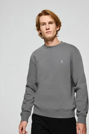 Polo Club® Felpa A Girocollo Grigio Con Logo Ricamato Rigby Go