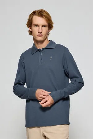 Polo Club® Polo A Maniche Lunghe Con Tre Bottoni In Con Logo Rigby Go