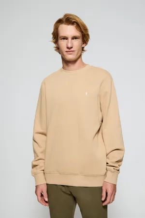 Polo Club® Felpa A Girocollo Color Cammello Con Logo Ricamato Rigby Go