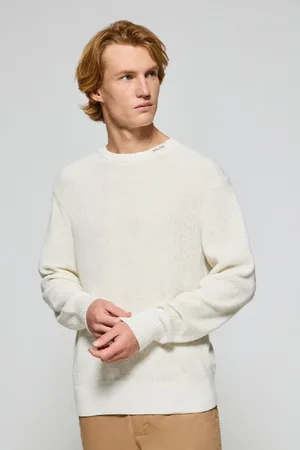 Polo Club® Maglione In Filo Biel A Girocollo E Particolare Ricamato