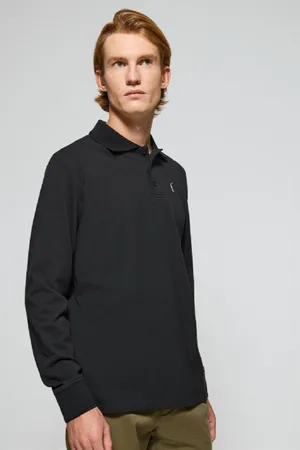 Polo Club® Polo A Maniche Lunghe Con Tre Bottoni In Con Logo Rigby Go